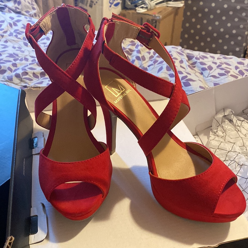 Material Girl Red Heels